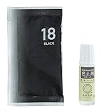 みやこ染 コールダイオール 10g + 色止剤 ミカノール 10ml セット (18ブラック)