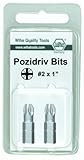 Wiha 71253 No.3 x 25mm PoziDriv Insert Bit, 2-Pack by Wiha