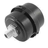 uxcell　圧縮機マフラー　コンプレッサー　メタル　13mmネジ径　吸気フィルター　フラーサイレンサー