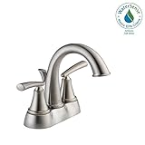 Kennett 4で。センターセット2-handleバスルーム蛇口withメタルアセンブリのドレインステンレス