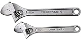 Craftsman 9-44012 Adjustable Wrench Set, 2-Piece [並行輸入品]