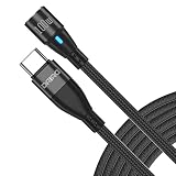 DAIAD マグネット充電ケーブルのみ 9ピン USB C Type-C PD 100W eMarker 5Aケーブル 360度回転 急速充電 データ転送 (ブラック, 1.8ｍ)