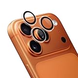 Apapeya カメラフィルム iPhone 17 Pro/iPhone 17 Pro Max 用 カメラレンズ保護フィルム アクリルエッジ素材+9H強化ガラス 耐衝撃 ARコーティング 高透過率 アイフォン 17 プロ/ 17 プロ マックス対応 カメラ保護 キズ防止 露出オーバー防止 ケースと干渉しない ガイド枠付き 単一レンズ保護 クリア