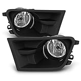 10-12 フォード マスタング ブラック ベゼル クリアレンズ バンパー 運転 フォグライト スイッチ+ハーネス+電球付き