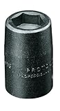 Stanley Proto J7414MHF 1/2-Inch Drive Metric High Strength Magnetic Impact Socket, 14mm, 6 Point by 