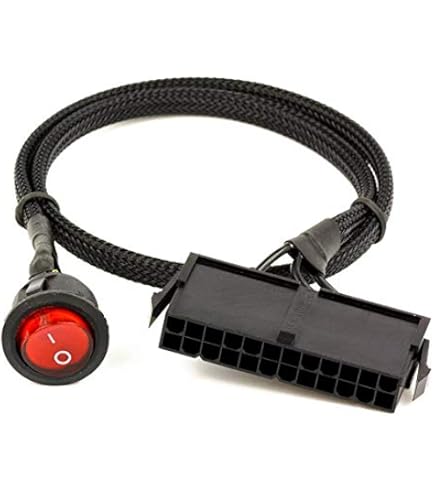 Amazon | Hinsoo 24ピンATX電源スターター 電源ジャンパーブリッジ