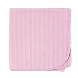 Hudson Baby Organic Receiving Blanket, Pink by Hudson Baby [並行輸入品]