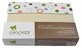 OsoCozy 6 Pack Prefolds Unbleached Cloth Diapers, Size 1 by All Together Enterprises [並行輸入品]