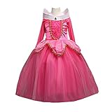 DreamHigh Sleeping Beauty Princess Aurora Party Girls Costume Dress Size 5-6 Years [並行輸入品]