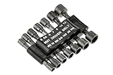 SE 75914SD 14-Piece Power Nut Driver Set with Belt Clip, (7) SAE & (7) Metric [並行輸入品]
