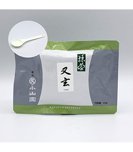 宇治　丸久小山園　抹茶　又玄　100g 2袋 Amazon | 宇治丸久小山園 抹茶（又玄／ゆうげん）100g袋 | J・tea