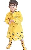 Cutekids style レインコート 子供 カッパ 雨具 新学期 雨具 (S, イエロー)