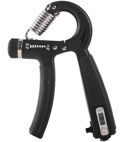 Amazon | ハンドグリップ 握力グリッパー カ 握力増強器10-60kg 負荷