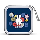 ミッフィー メディアケース BD/DVD/CDケース ブルーレイディスク対応 40枚収納 セミハード Moiiss ファスナー付 キャラクター かわいい