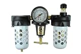 Coilhose Pneumatics 8883AAGR Heavy Duty Series Filter, Regulator, and Lubricator Trio Assembly with 