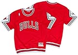 シカゴ・ブルズNBA Mitchell & NessメンズAuthentic Shooting Tシャツ XX-Large レッド