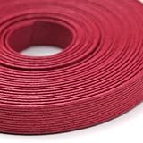 めぐみ手芸エコクラフトテープ クラフトバンド 赤ワイン 30m巻 幅15mm 12芯 32-025