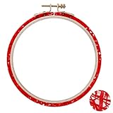 刺しゅう枠 『鯖江刺繍枠 レッド SABA04-RE』 DMC ディーエムシー