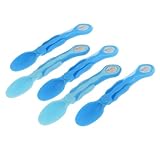 Vital Baby 5 Cuillères d'Apprentissage Souples - Bleu