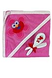 Sesame Street Elmo Hooded Bath Towel with Brush and Comb (Pink) by Regent Baby Products [並行輸入品]