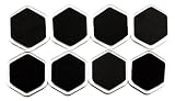 JF Hexagonカーペット家具スライダー8-piecefor移動家具、床保護。