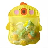 バス おもちゃ 収納 ネット お風呂おもちゃ入れ すのこボックス 水切り 速乾 メッシュ ひよこ デザイン 浴室 整理 キッズ お風呂グッズ タオル掛け 浴槽 収納ストレージ かご 子供 浴室 洗面所 トイレ お片付け バスルーム 整理