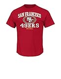 NFL San Francisco 49ersメンズGreatness半袖ベーシックTシャツ、XL、Cardinal