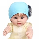 かわいい子供赤ちゃん女の子Boho帽子ビーニースカーフターバンヘッドラップキャップvibola Size:45cm*45cm ブルー 445