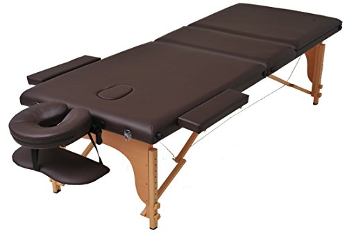 折りたたみ木製マッサージベッド リクライニング付 TAN-681
