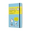 Moleskine 2018-2019 18M Limited Edition Peanuts Weekly Notebook, Large, Weekly Notebook, Blue, Hard Cover (5 x 8.25)