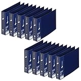 プラス 2リングファイル スーパーエコノミー A5横 ネイビー 10冊セット