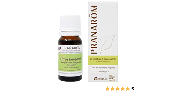 Amazon ベルガモット 10ｍｌ 透明感のある甘い柑橘の香り 柑橘系 Pranarom プラナロム 精油 アロマオイル エッセンシャルオイル P 40 プラナロム 精油 ハ行 エッセンシャルオイル