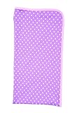 Farm Girl, Blanket with Purple Polka Dots by Organic Farm Buddies