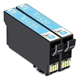 互換インクカートリッジ IC50 LC ICLC50ライトシアン 2本セット 目印:風船 (ふうせん)対応プリンター:EP-301/302/4004/702A/703A/704A/705A/774A/801A/802A/803AW/804AR/901F等 汎用インク増量版 残量表示機能付 ICチップあり