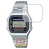 PDA工房 腕時計 A168WA 対応 衝撃吸収[光沢] 保護 フィルム 耐衝撃 日本製