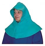 Tillman 6010 9 oz. Green Westex Full Welding Hood w/ Neck and Chest Drape by Tillman