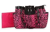 Tender Kisses Pink Cheetah Print Diaper Bag & Changing Pad by AD Sutton [並行輸入品]