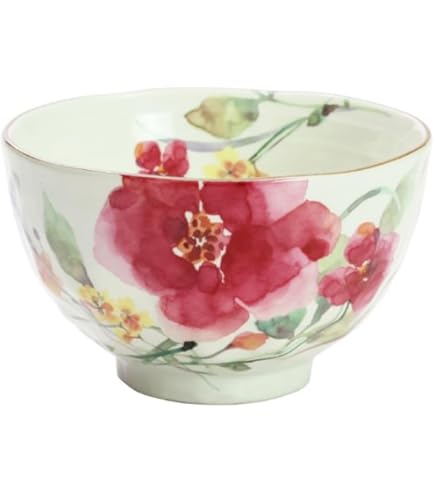 Amazon｜セラミック藍 花あわせ 飯碗湯呑 バラ 若狭塗り箸付 02592