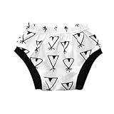 Karchi ベビー服 下着 男女兼用 可愛い　漫画フカ 動物プリント ショーツ ブリーフ 肌着　ベビーパンツ 部屋着 寝間着 全10色　 (100, G)