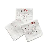 INSST ガーゼハンカチ ベビー用タオル ガーゼ 沐浴布 セット 3枚組