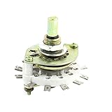 uxcell ロータリースイッチ　テレビ　ラジオ　バンド　チャンネル　セレクター　1P11T 1ポール11ポジション