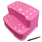 [バードシア] Budsia ノンスリップワイド2段の踏越し段, Made in Korea (Pink) (海外直送品)