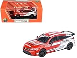 Paragon 2023 ホンダ シビック タイプR FL5 赤と白のインディカー ペースカー 1/64 ダイキャストモデルカーモデル