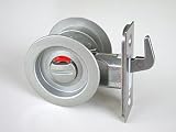 日中製作所 GIA チューブラ鎌錠 表示錠 表示錠 BS38mm 扉厚27-36mm シルバー 121-W-SL