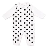 カバーオール・ロンパース　polka dot large(white)　B3100100