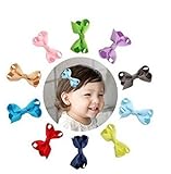 ヘア クリップ 可愛い アクセサリー 髪飾り 前髪 髪留め 10点セット (01.カラフルリボン)