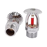 1/2BSP Male Thread Upright Sprayer Fire Sprinkler Head 155F 68C 2 Pcs [並行輸入品]