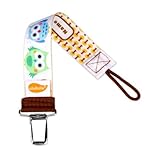Ulubulu Universal Pacifier Clip, Oliver Owl by Ulubulu [並行輸入品]