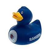 Baby Toys - Official Rangers FC Rubber Duck Bath Toy - Novelty Baby Football Gift Ideas by Official 
