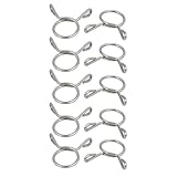 uxcell スプリングホースクランプ エアホースクリップ 304ステンレススチール 10mm内径 10個入り